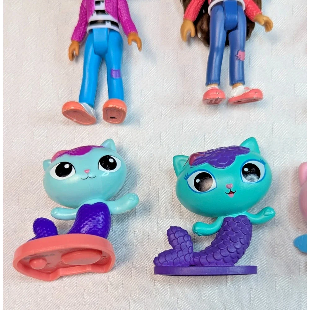Gabby's Dollhouse Action Figure Cute Doll Collection Model Toys 7 Piece Lot